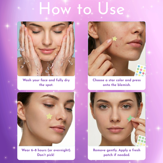 Yay! Star Pimple Patches - Seven Colors (Hydrocolloid)