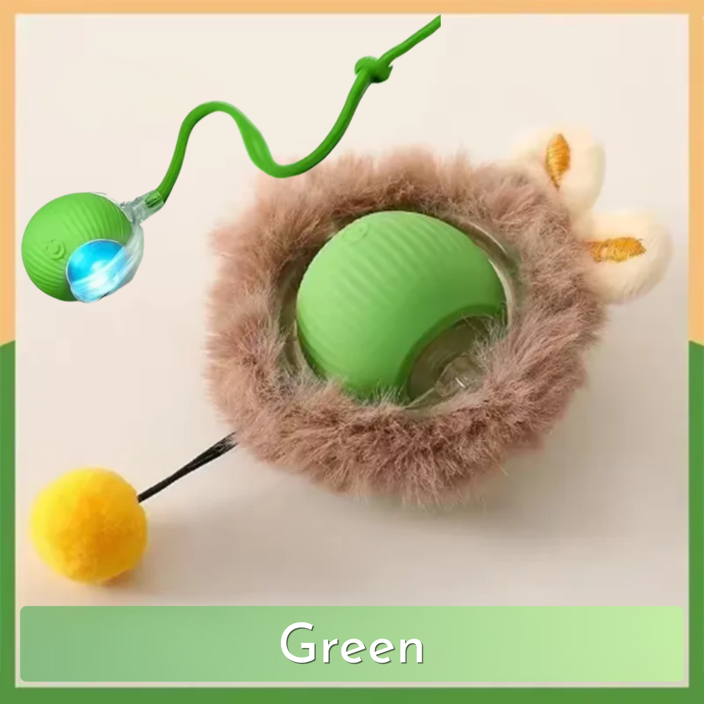 Yay! Haul Smart Cat Ball - Auto-Rolling Interactive Toy